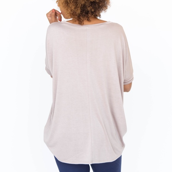 SALE Agnes and Dora Boxy Tee in Khaki - Picture 2 of 2